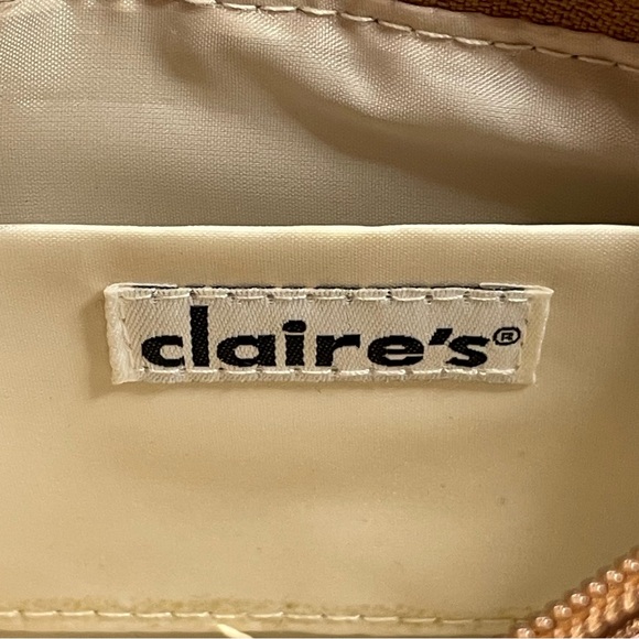ADORABLE Claire's Y2K Bow Detail Satin-like Occasion Handbag - Picture 6 of 17